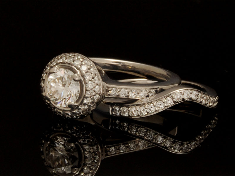 Platinum Wedding Set